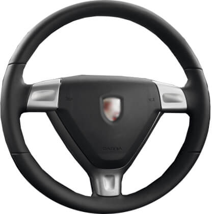 Steering wheel cover Porsche Boxter