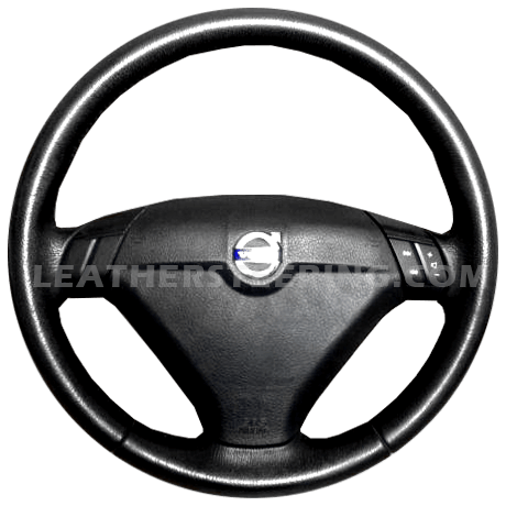 Leather steering wheel cover fits Volvo S60 Mk1 (2000-2009)